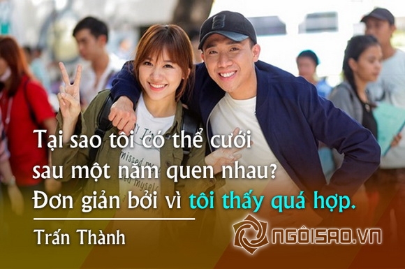 Diễn viên trấn thành,ca sĩ hari won,đám cưới trấn thành hariwon