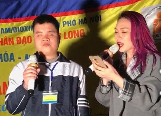 sao việt, mỹ tâm, chàng trai hát cùng mỹ tâm, chàng trai khiếm thị hát cùng mỹ tâm 