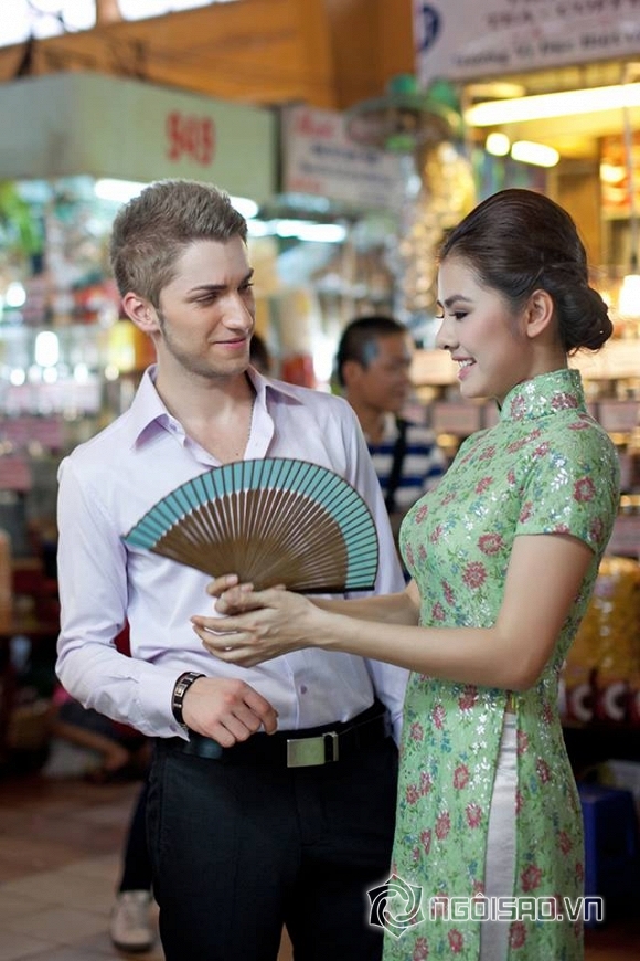 sao việt, vân trang, vân trang sinh con, bộ ảnh tết của vân trang