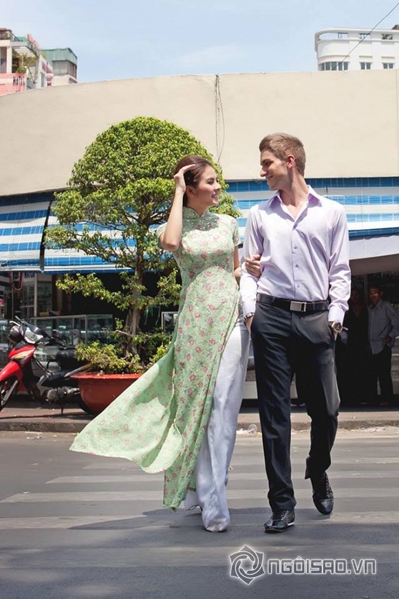 sao việt, vân trang, vân trang sinh con, bộ ảnh tết của vân trang