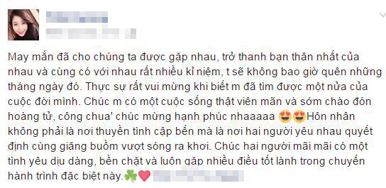 sao việt, hoa hậu thu ngân, hoa hậu thu ngân lấy chồng, lễ ăn hỏi thu ngân, bạn thân của thu ngân