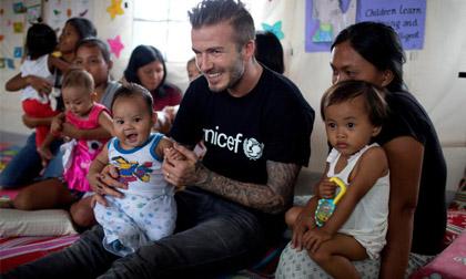 David Beckham, David Beckham làm từ thiện, vợ chồng David Beckham, các sao Hollywood