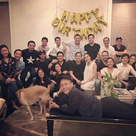 Hà Tăng, Hà Tăng chuẩn bị sinh con thứ 2, Hà Tăng tụ tập bạn bè đầu năm, Hà Tăng và Thân Thúy Hà