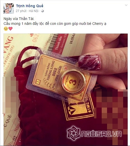 sao Việt, sao Việt mua vàng, Ngày vía thần Thần Tài