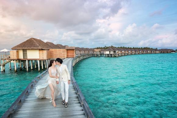 đời sống trẻ,đám cưới ngôn tình ở Maldives,Kelly và Keda