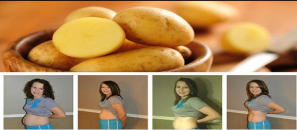 giảm cân, giảm 5kg trong 3 ngày, giảm cân nhờ khoai tây, thực đơn giảm cân, ăn khoai tây giảm cân