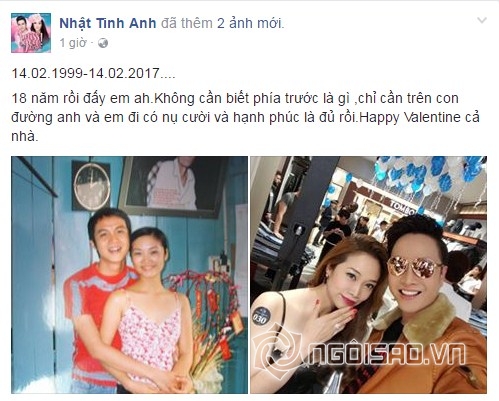 Nhật Tinh Anh, Nhật Tinh Anh và người yêu, người yêu Nhật Tinh Anh, ca sĩ Nhật Tinh Anh