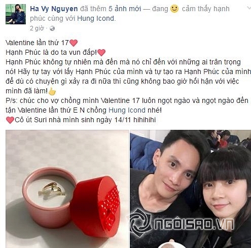 sao việt, sao việt valentine, quà valentine, sao khoe quà valentine, valentine