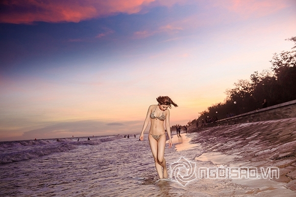 Hoa hậu Jenny Trần diện bikini khỏe vóc dáng chuẩn tại biển quê nhà Phan Thiết 3 Hoa hậu Jenny Trần, Jenny Trần diện bikini, Mirage Skin Care & Spa