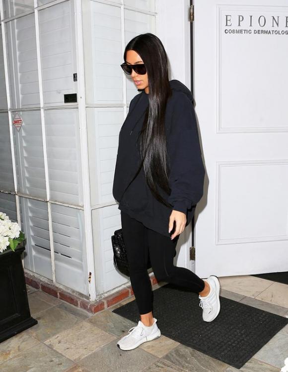 Kim Kardashian,thời trang của Kim siêu vòng ba, Kim siêu vòng 3 mang bầu, sao Hollywood