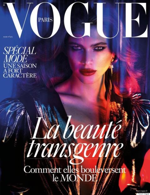 Valentina Sampaio, người mẫu chuyển giới Valentina Sampaio, Valentina Sampaio trên tạp chí Vogue Paris