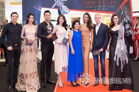 Á hậu Tố Uyên, Tố Uyên diện đầm đen sang trọng, Tố Uyên hội ngộ cùng sao Việt