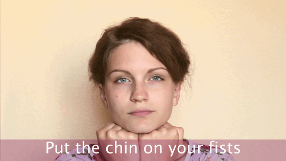 Phạm Băng Băng, sao hai cằm, sao béo, bài tập cằm thon