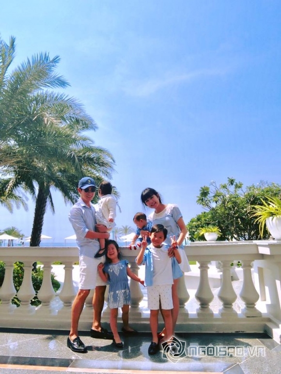 sao việt, mỹ nhân việt, mỹ nhân việt sinh nhiều con, sao đẻ nhiều, sao đông con
