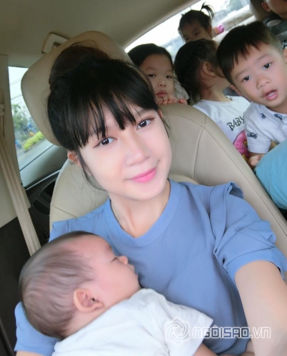 sao việt, mỹ nhân việt, mỹ nhân việt sinh nhiều con, sao đẻ nhiều, sao đông con