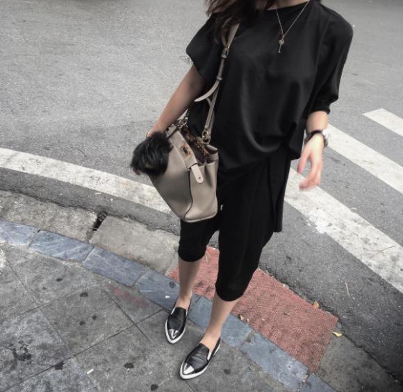 sao việt, tú anh, á hậu tú anh, đồ hiệu của á hậu tú anh, á hậu tú anh sành điệu 