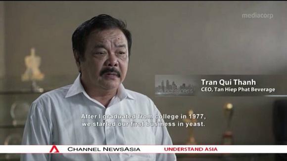 Tân hiệp phát, number one, tân hiệp phát lên truyền hình singapore