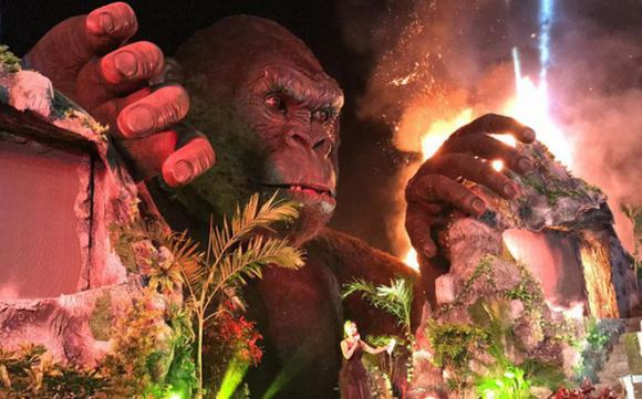 Kong: Skull Island, cháy họp báo Kong: Skull Island, phim Kong: Skull Island, phim Kong