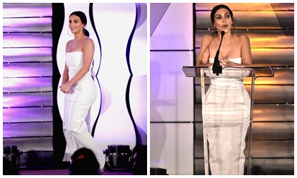 Kim Kardashian, sao Hollywood, Kim siêu vòng 3, Kim lộ vòng 3 sần sùi