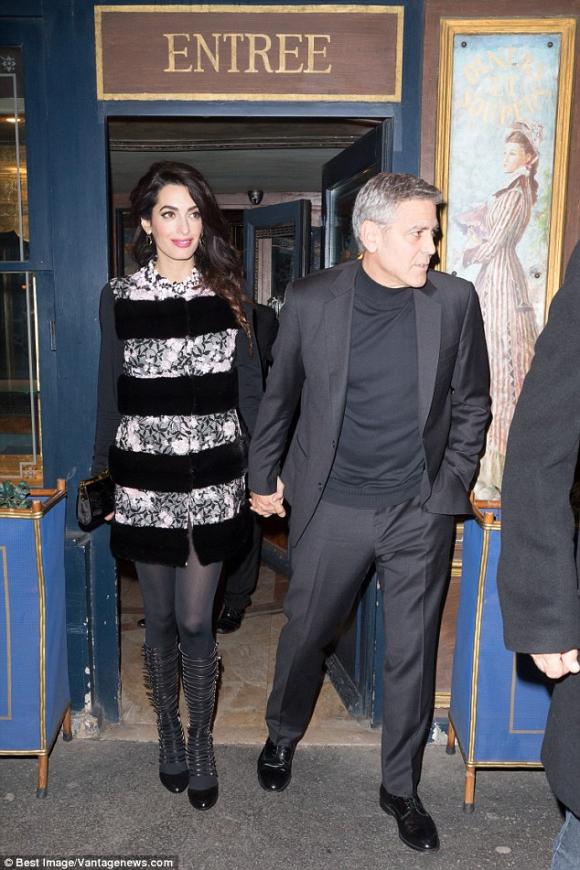 vợ George Clooney, bà xã George Clooney sành điệu, Nữ luật sư Amal Clooney, vợ chồng George Clooney,sao Hollywood