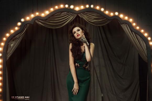 Nhà thiết kế lê hoàng hải,thời trang lê hoàng hải,lê hoàng hải tái hiện hình ảnh danh ca ngọc lan