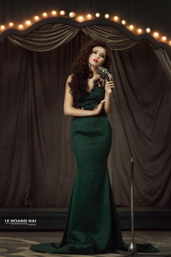 Nhà thiết kế lê hoàng hải,thời trang lê hoàng hải,lê hoàng hải tái hiện hình ảnh danh ca ngọc lan
