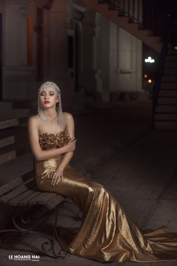 Nhà thiết kế lê hoàng hải,thời trang lê hoàng hải,lê hoàng hải tái hiện hình ảnh danh ca ngọc lan