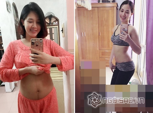 Nhìn bụng mỡ xồ xề của mỹ nhân Việt khi mang bầu để lấy tinh thần giảm cân sau sinh