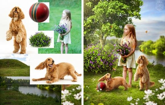 ảnh photoshop, ảnh ghép đẹp, Nghệ sĩ Victoria