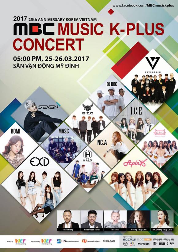 Noo Phước Thịnh, ca sĩ Noo Phước Thịnh, MBC Music K-Plus Concert 2017, sao Việt