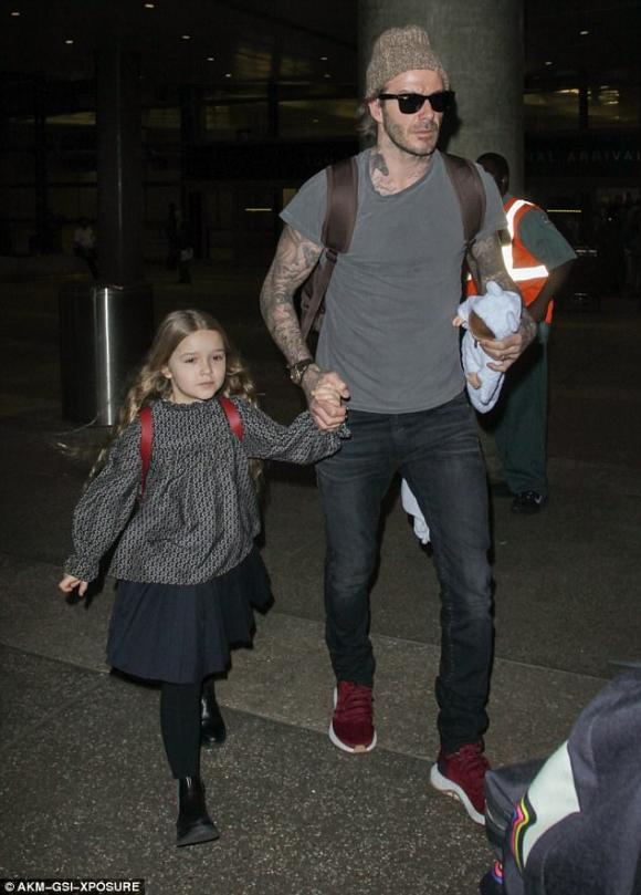 Harper,Harper Seven Beckham,Harper Seven,Harper Seven con gái beck-vic,ngôi sao David Beckham,con gái David Beckham