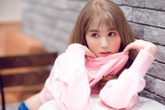 Người mẫu ngọc trinh,nữ hoàng nội y ngọc trinh,ngọc trinh khoe tóc mới