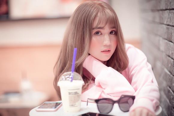 Người mẫu ngọc trinh,nữ hoàng nội y ngọc trinh,ngọc trinh khoe tóc mới