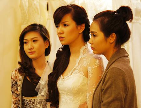 'Ba đám cưới, một đời chồng' , phim Việt, sao Việt, Đan Lê, Huyền Lizzie, MC Danh Tùng, MC Thanh Huyền