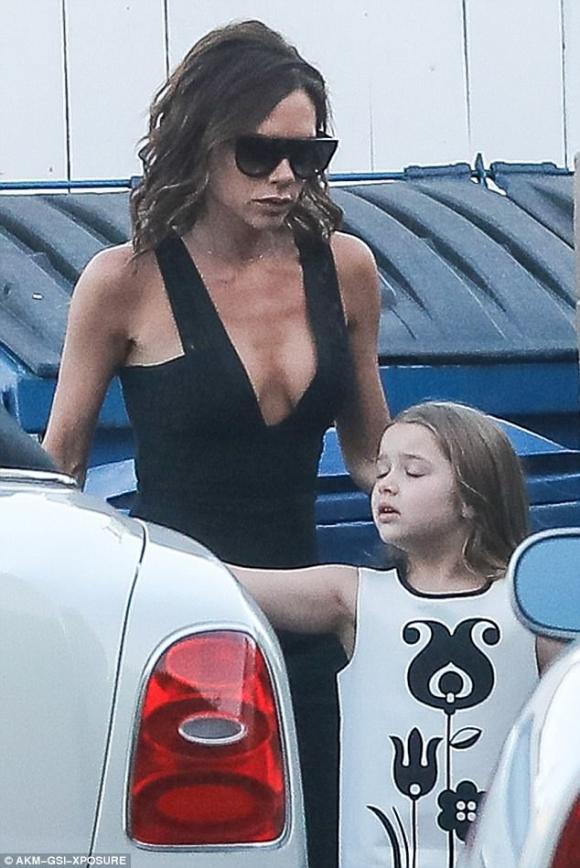david beckham, Harper Seven Beckham ,Harper, con gái beck-vic, con gái David Beckham
