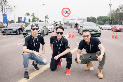 Mercedes-Benz, MBDA 2017, Tùng Leo, Nguyễn Hải Quân, JVevermind, Học viện Lái xe an toàn Mercedes-benz 2017