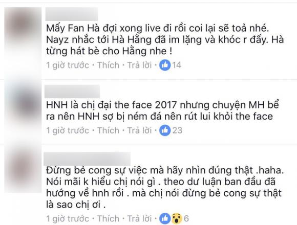 Hồ Ngọc Hà, Hà Hồ, Hà Hồ The Face, Hà Hồ Minh Hằng, sao Việt