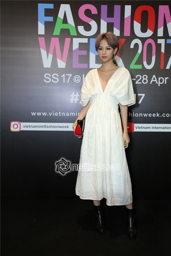 thảm đỏ VIFW Xuân/Hè 2017, sao việt, sao trên thảm đỏ, khánh my, nam em, Tuần lễ thời trang quốc tế Việt Nam mùa Xuân/Hè 2017