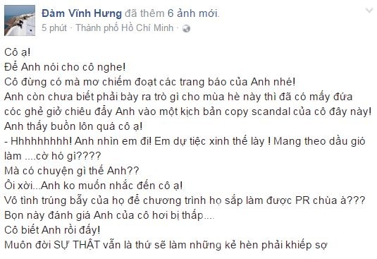 sao việt, đàm vĩnh hưng, hồ ngọc hà, đàm vĩnh hưng và hồ ngọc hà, scandal đàm vĩnh hưng