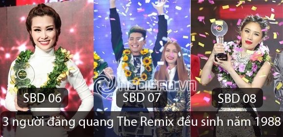  Quán quân The Remix, Bảo Thy, Noo Phước Thịnh, Đông Nhi