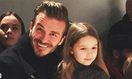ngôi sao David Beckham,David Beckham và các con,Harper Seven Beckham,Harper Seven,con gái David Beckham