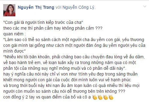 con gái là người tình kiếp trước của cha, sao Việt, Lý Hải, Minh Hà, Công Lý, MC Thảo Vân, 