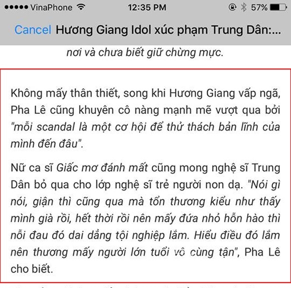 Pha Lê, ca sĩ Pha Lê, nghệ sĩ Trung Dân, Hương Giang idol