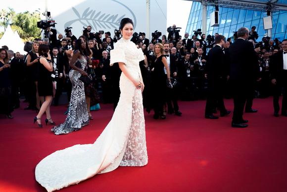 lý nhã kỳ, diễn viên lý nhã kỳ, cựu đại sứ du lịch, liên hoan phim cannes 2017, Lý Nhã Kỳ LHP Cannes 2017