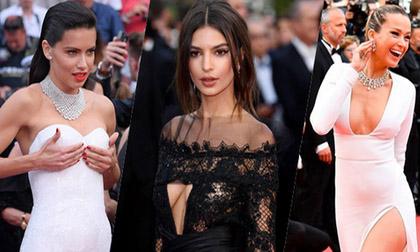 thảm đỏ LHP Cannes,nữ ca sĩ rihanna,siêu mẫu Bella Hadid,Hoa hậu Aishwarya Rai, sao Hollywood