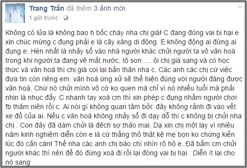 sao Việt,Trang Trần,nghệ sĩ Xuân Hương,MC Thanh Bạch