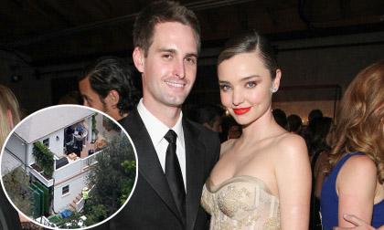 sao Hollywood,Miranda Kerr,Evan Spiegel,đám cưới Miranda Kerr