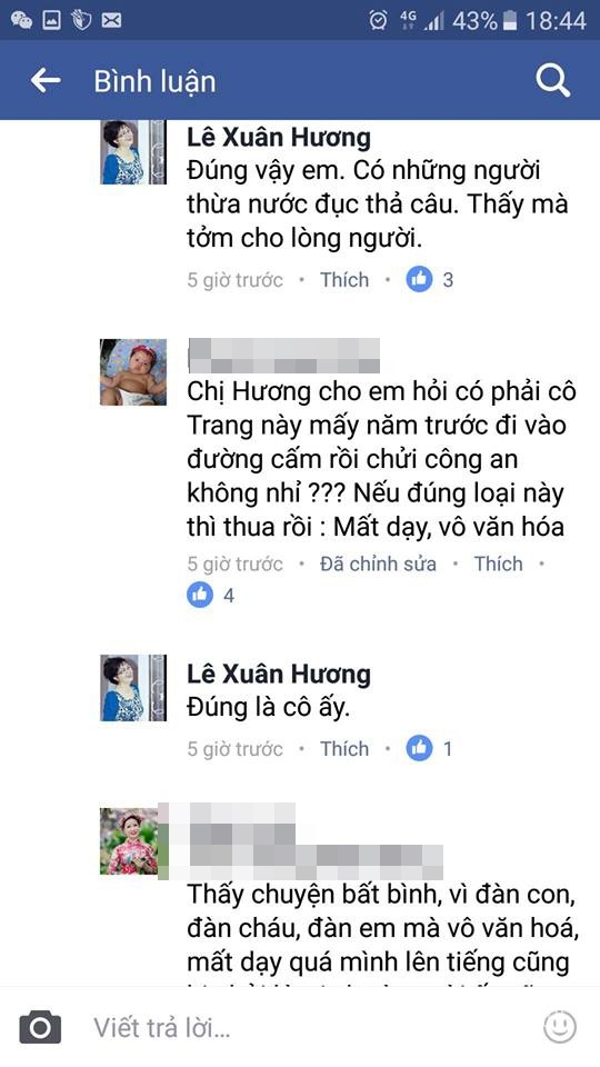 Trang Trần, Trang Trần nói tục, người mẫu Trang Trần, Lê Xuân Hương