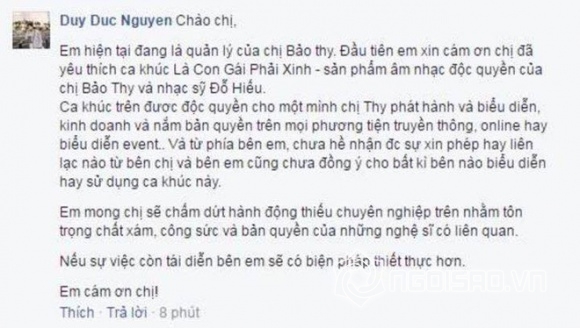 sao việt, bảo thy, quỳnh nga, quỳnh nga hát chùa ca khúc của bảo thy, quản lý bảo thy