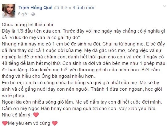 sao việt, sao việt ngày quốc tế thiếu nhi, sao việt ngày 1/6, ngày 1/6, ngày thiếu nhi